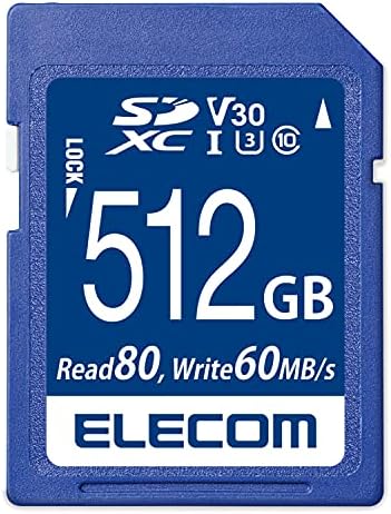 Ececom MF-FS512GU13V3R Sd Картичка, 512 GB, SDXC Видео Брзина Класа, UHS-I, U3, 80 MB/s, Податоци За Обновување На Услуги Вклучени