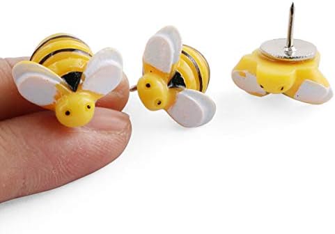 Декоративни со 15-пакувања Декоративни симпатични пчели со форма на палецот на палецот на палецот на палецот, палците, палците за уметност