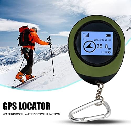 KFJBX Tracker GPS Приемник За Навигација СО ТОКА USB Полнење За Шумски Туризам Пешачење Компас Уред Локатор Рекордер Алатка