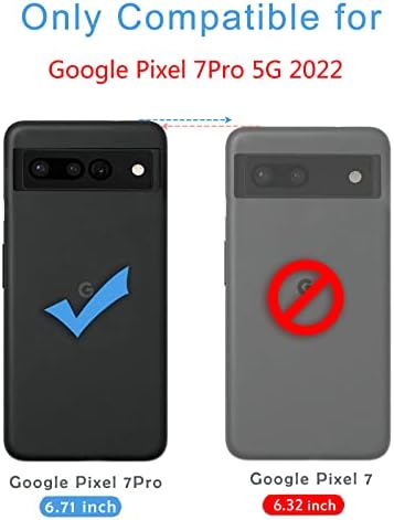 ХАИ За Google Pixel 7 Pro Случај Pu Кожа Паричник Случај Отстранлив Магнетни Задни Картички Џебови Заштитен Капак Отпорен На