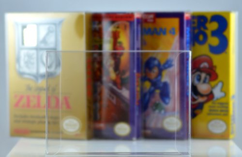 Nintendo NES Box Заштитници - Визени заштитни чисти кутии - пакувања од 10, 25 и 100 + примероци на располагање