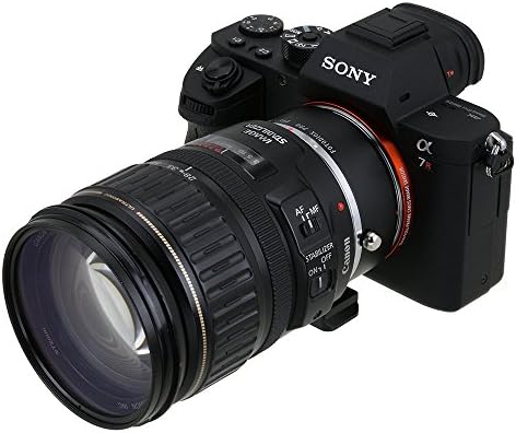 Адаптер за монтирање на леќи Fotodiox Pro - Канон EOS леќи до Sony E -Mount Camera