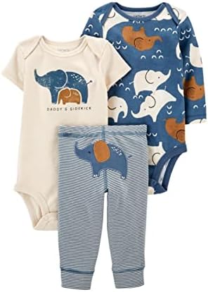 Комплетна облека со 3 парчиња за бебиња на Картер момче
