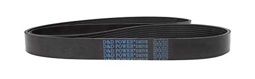 D&D PowerDrive 260K6 Поли V појас, 26,75 должина, ширина од 0,86