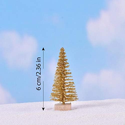 Xunion PY2Y2H симулација растение Божиќна снежна дрво песок за песок за уредување на ПВЦ декорација Подарок