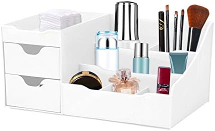 Mifyiar фиоки дизајнира организатор бела шминка со неоткриени организатори за домаќинство се наведнуваат за складирање