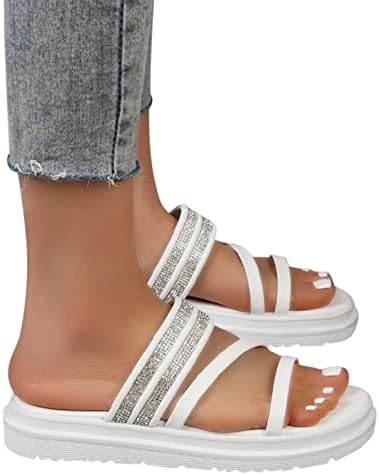Клин -сандали за жени облечени дише удобно каиш на глуждот римски сандали Бохо плажа сандали канцелариски венчаници чевли за