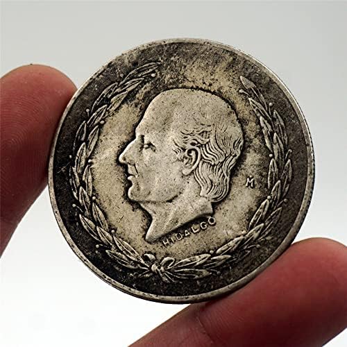 1951 Американска Мексиканска Сребрена Монета 5 Пезоси Сребрена Долар Комеморативна Монета Античка Монета Странска Монета Модерна Бакарна