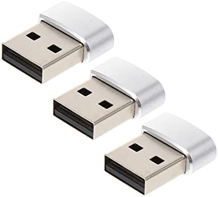 Addustre Charger Adapters USB адаптери 3PCS Телефонски податоци USB банка таблет до преносен адаптер полнење на електрична енергија метал тип-