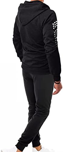 DXSBB Tracksuits Men Hoodie Set Zip Up Colorblock Sport Casual Mase 2 Piect Atfit Light Sweatshirts and Sweat Pants Поставени