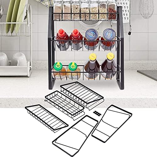 Spice Rack, Spice Sholf Spoving Varnish за бања за кујна за дом за лек