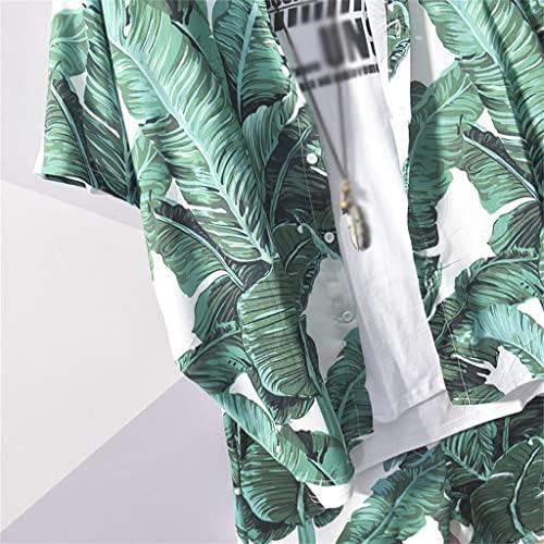N/A Машка облека за плажа поставува шорцеви со кратки ракави маици маици обична облека за плажа