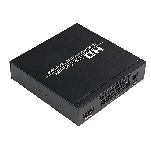 Eonego PAL/NTSC SCART/HDMI ДО HDMI HD Видео Конвертор За Конзоли За Игри, ДВД, STB
