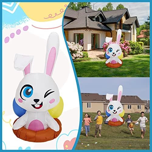 Облека за настани за жени лето Велигденски празник надувување на зајакот на отворено Декорација на отворено Симпатични зајаци и зајаци