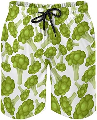 Брокула шема Менс пливање стебла Брзи суви шорцеви за пливање за капење на плажа за пливање шорцеви со џебови