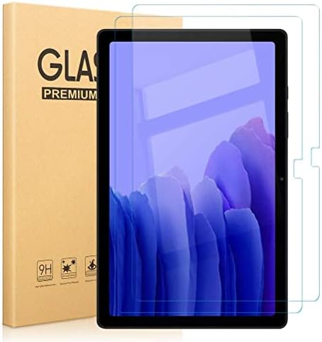 Kapuctw [2 пакет] Заштитник на екранот за Samsung Galaxy Tab A7 10.4 инчи 2020 T500 T505 T507, цврстина 9H калено стакло филмови отпорен