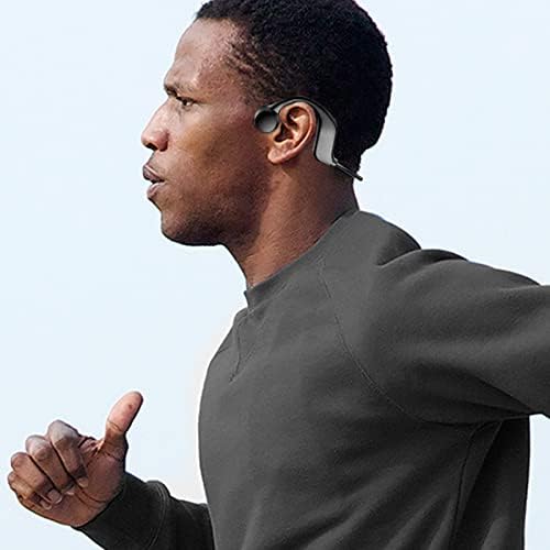 Слушалки за Глава Qonioi Bluetooth, Безжични Спортски Слушалки Со Отворено Уво Bluetooth 5.2 Слушалки Со Вграден Микрофон, Слушалки Отпорни