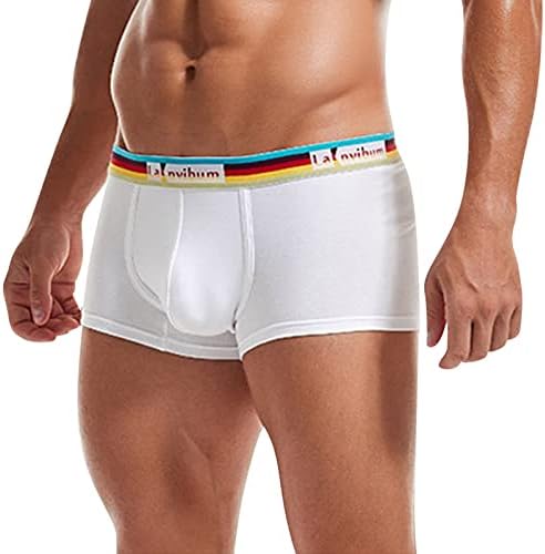 Bmisegm mens Boxers Shorts Chickers Knickers Boxers Solid Pant Casual Man's Sexy долна облека под долна облека Машки мажи Долги