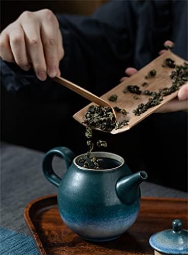 Ldchnh керамички чајник рачно обоен планински кинески кинески сад за пиење чај од чај 210 мл керамички чајници со