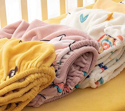 Бебе постелнина лим со кадифе корално креветче бебе зима задебелување на детскиот кревет за заштита на душекот за заштита од