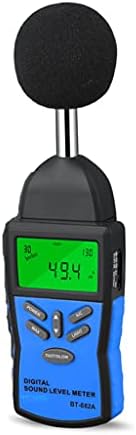 YFQHDD 30-130DB Дигитален звук на мерач на мерач на мерач на бучава мерниот инструмент за мониторинг на децибела за мониторинг на аудио