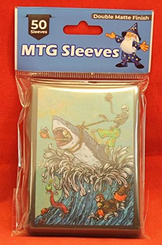 МТГ ракави 50 mtg Стандардни картички за ракави за палуби - Одличен бел бран