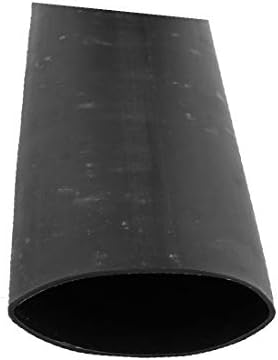 X-Gree Black 40мм топлинска цевка за намалување на цевката за асортиман на кабел за кабел за кабел со должина од 1,22 ме