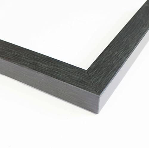 19x13 рамка црна вистинска дрвена рамка Ширина на рамка 0,75 инчи | Внатрешна рамка длабочина 0,5 инчи | Традиционална рамка за фотографии со