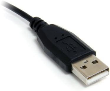 Startech.com 3 ft / 91cm Микро USB кабел - А до лев агол микро Б - USB тип А - микро -USB тип Б - црна