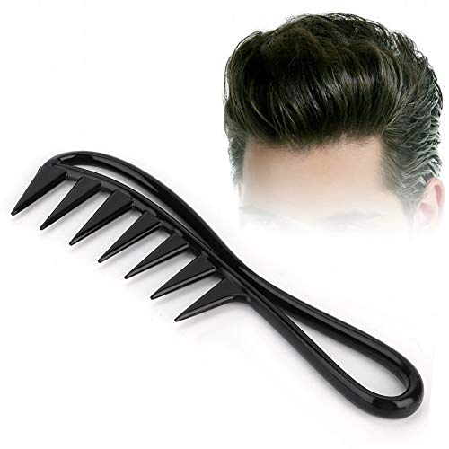 Професионален салон широк чешел од ајкула, алатка за стилизирање на чешел за коса, погодна за сите типови коса