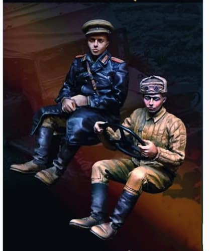 Model 1/35】 Модел на војник од смола WWII Советски војници комплет за смола // ph1O-7