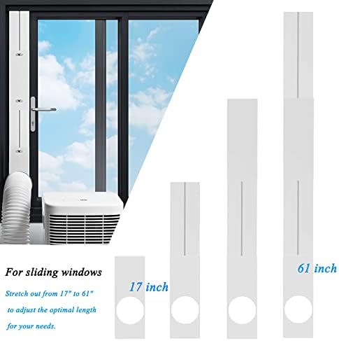 Преносен комплет за прозорецот за климатик за прилагодлив заптивка за прозорец за преносна единица за наизменична струја, лизгачки комплет