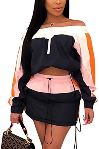 Eosiedur Women 2 Piect Облека за тренерки за патеки со лесни ветровити пулвер јакна јакна на врвни панталони сет