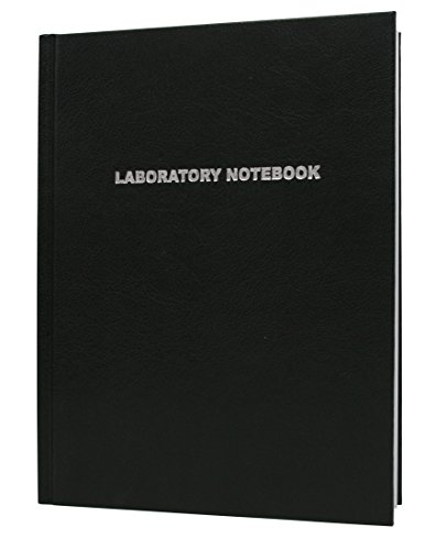 Лабораториска тетратка Heathrow Scientific HD8610A, покривка на црна мрежа, 100 страници, 8-1/2 Должина x 11 Висина