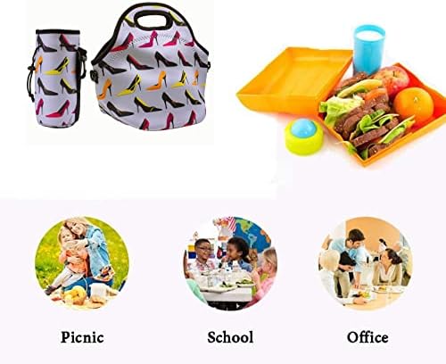 Изолирана торба за ручек од неопренови, патент што се пере еластична водоотпорна надворешна школа за патување торба за пикник за повеќекратна