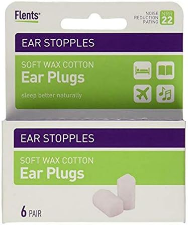 Флејти уши стоп-стоп-памук ушни приклучоци 6 пара