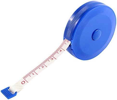 Aexit 150cm 60 Алатки &засилувач; Подобрување На Домот Инчен Пластични Тркалезна Форма Притиснете Копче Повлече Лента Мерки Мерка