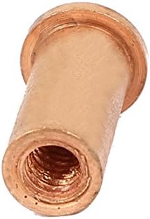AEXIT 15 mm x нокти, завртки и сврзувачки елементи 8мм M4 Внатре во конецот Бакар позлатена заварување на орев и завртки за завртки за завртки