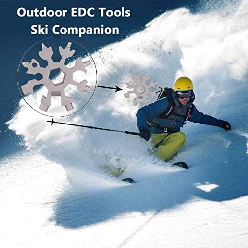 18-во-1 не'рѓосувачки челик Снегулка Мулти алатка Отворено клуч Снегулка преносна алатка за сноубординг за кодки за шрафцигер за камшик за кампување