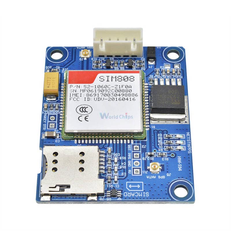 Одбор за развој SIM808 GSM GPRS GPS Bluetooth SMS модул Mini SIM868 Board SIM868 Breakout Board 5-18V