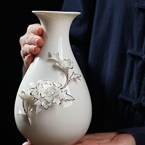 вазна керамичка вазна декорација дневна соба цветен аранжман модерна нова кинеска стил ретро светло спална соба бела порцеланска