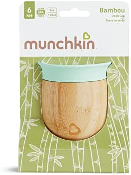 Munchkin® Bambou ® 5oz Отворен Тренинг Куп За Бебиња И Мали Деца, Нетоксичен Бамбус И Силикон За Храна