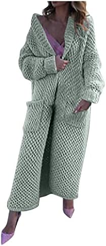 Смешна преголема деловна јакна за жени Зимска зимска долга ракава јакна со цврста аспиратор за удобност удобно удобно