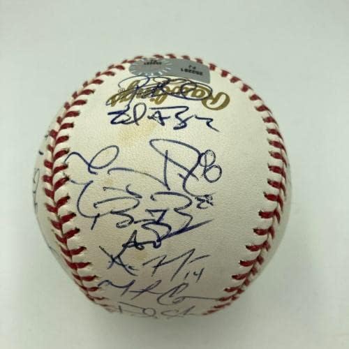 Тимот на Светски серии во Сан Франциско гиганти го потпиша В.С. Бејзбол JSA COA - Автограмирани бејзбол