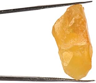 GemHub 22 CT груб жолт опал камен за заздравување, обвивка од жица, правење накит лабав скапоцен камен