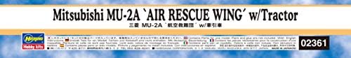 HASEGAWA 02361 1/72 AIR самоодбрана сила Митсубиши МУ-2А тим за спасување на воздухот w/влечен автомобил пластичен модел