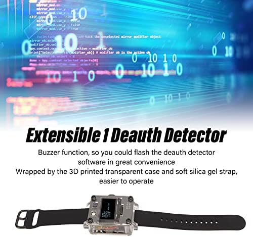 WiFi Deauther Watch, SE ESP8266 Програмабилна табла за развој со Buzzer OLED дисплеј, алатка за контрола на напад за напад на часовник, батерија