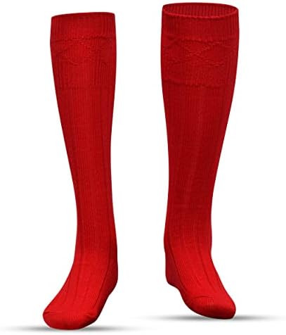 Хајленд Шкотска Волна Мешавина Килт Црево За Мажи Ребрести Чорапи ЗА Сад Чевли Големини