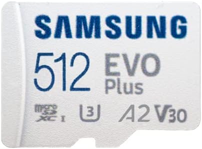 Samsung EVO Плус 512gb Класа 10 MicroSD Мемориска Картичка За Samsung Телефон Работи Со Galaxy A72, A52, A52 5G Мобилен Телефон Пакет Со