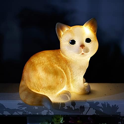 Yooce Kitty Solar Lamp Garden Statues Cat Cat Solar Lights Надворешна фигура
